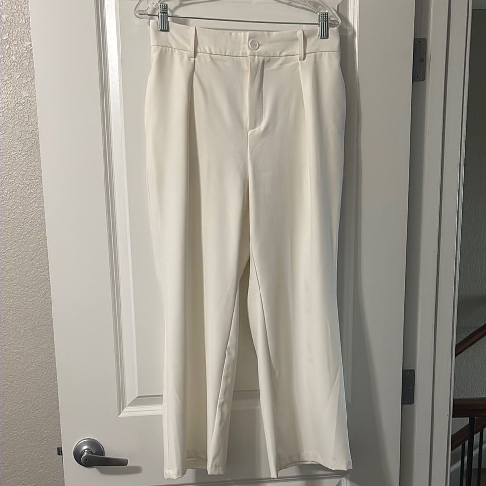 Elegant White Trousers Design In Italy